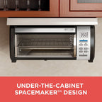 2025 Spacemaker Under-Counter Toaster Oven, Black/Stainless Steel, TROS1000D