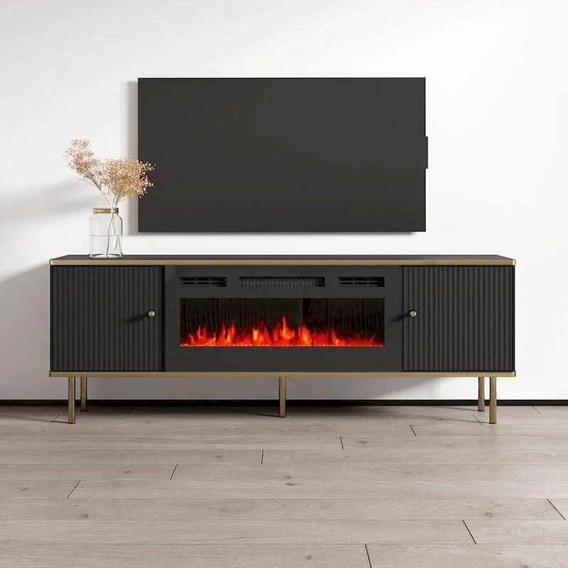 Camelia 63-Inch Electric Fireplace TV Stand