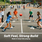 8.5" Soft Touch Playground Ball, 6-pk with Pump