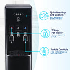 Primo Water® Bottom Loading Pro 2 Temp Water Dispenser with Single - Serve Coffee Maker, Black