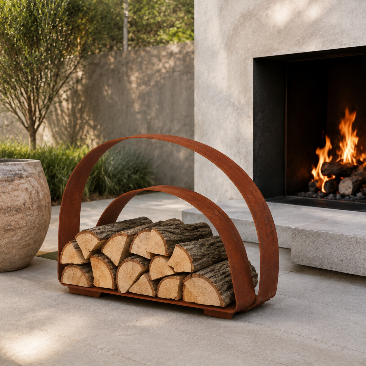 ContourNest Firewood Rack