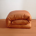 100% Pure Linen Duvet Cover with Button Closure and Corner Ties Soft & Breathable - Natural Full/Queen