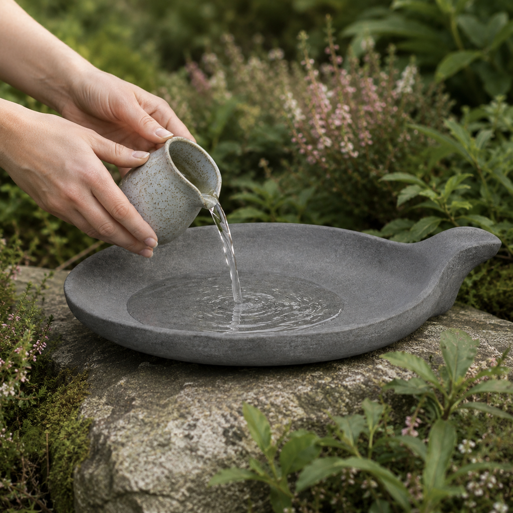 Rill Perch Bird Bath