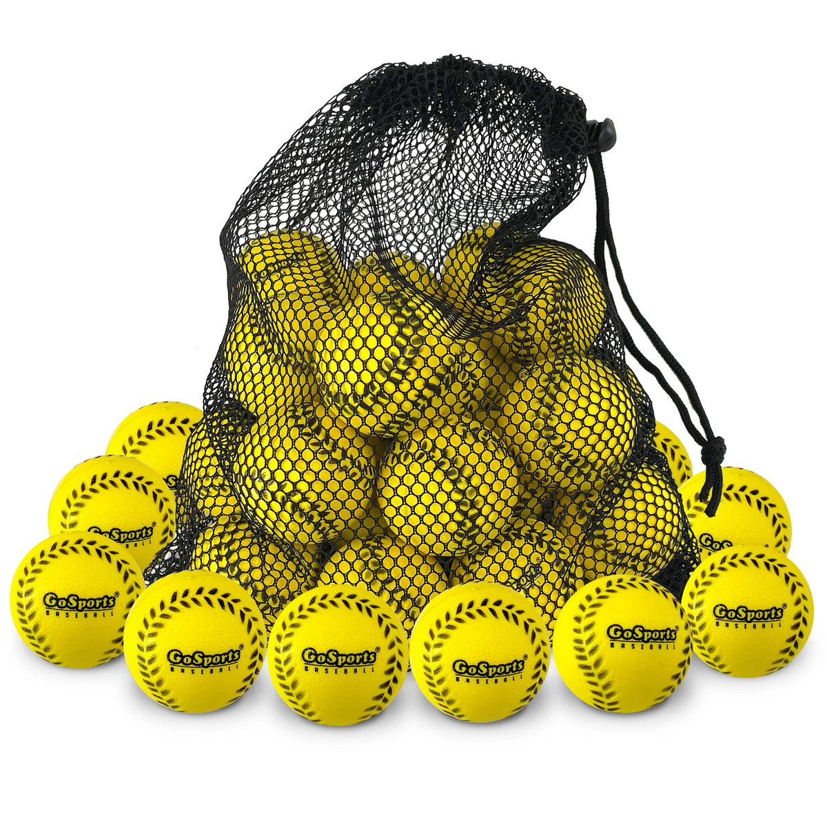 Mini Foam Baseballs Soft Practice Balls | 20-pk