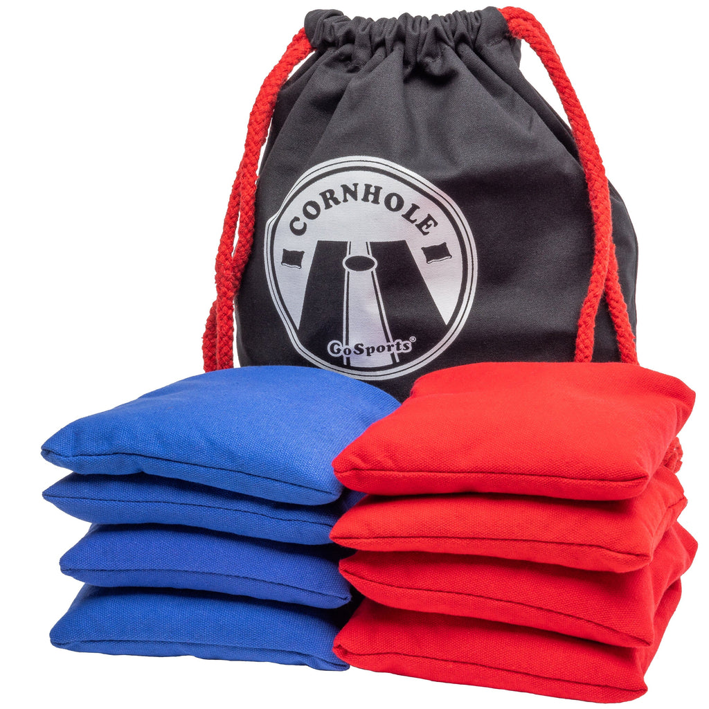 Canvas Cornhole Bean Bag, 8-pk | Red Blue