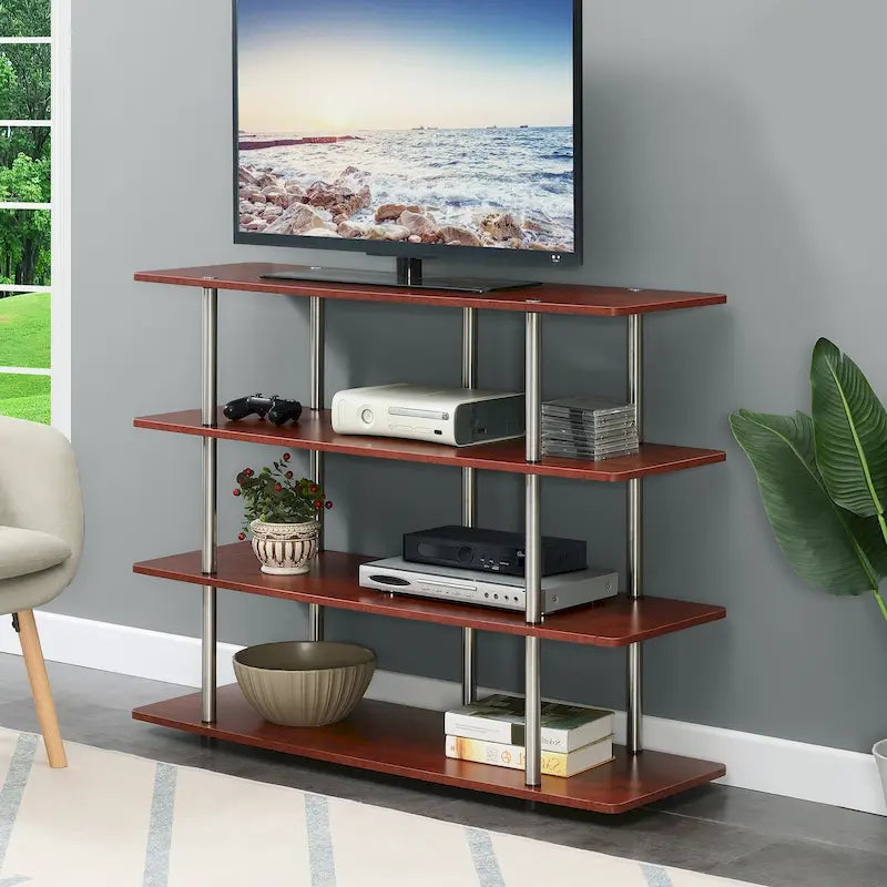 Convenience Concepts Designs2Go XL 55-Inch Highboy 4-Tier Television Stand