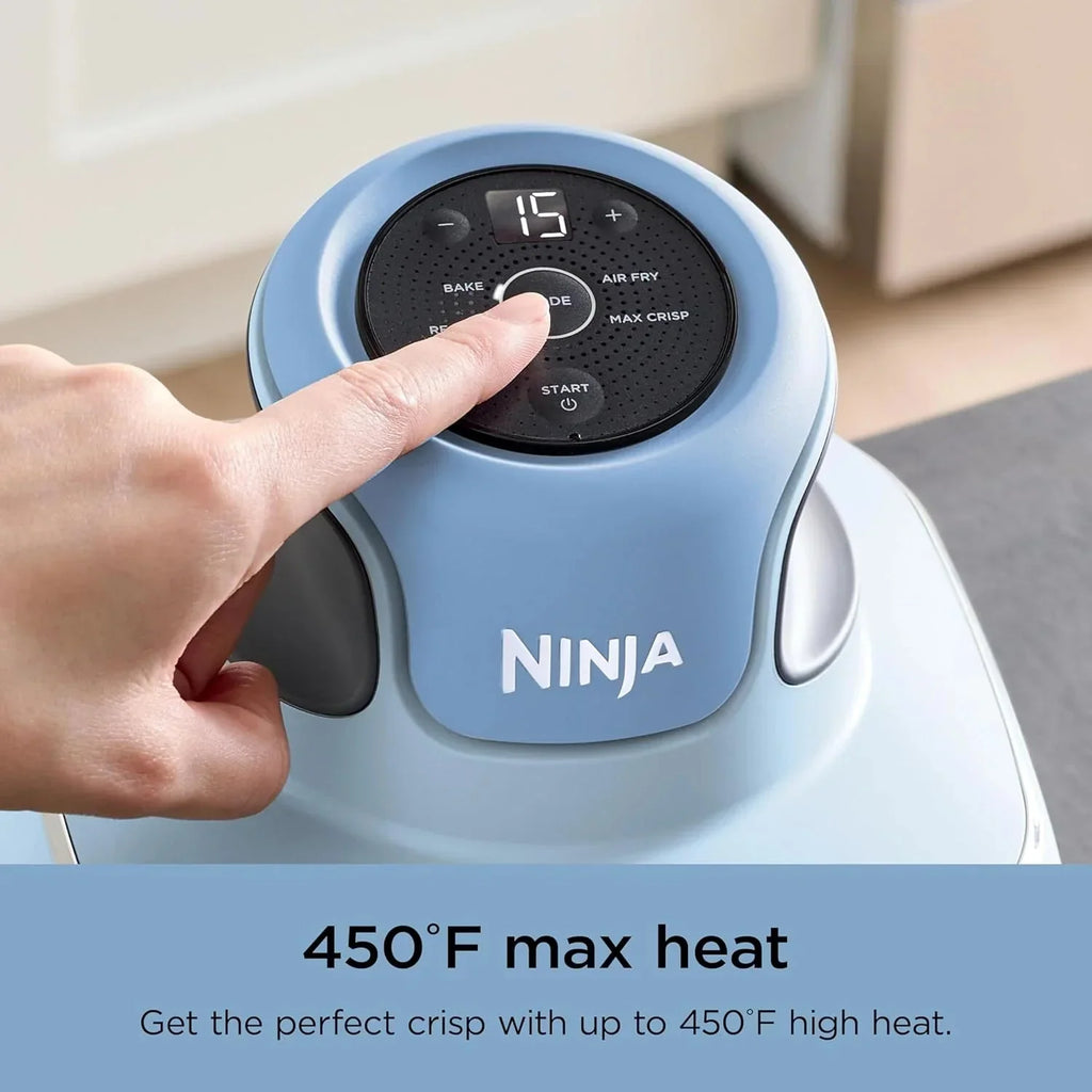 Ninja Crispi 4-in-1 Portable Glass Air Fryer Cooking System, 1500W, 4QT & 6-Cup TempWare Glass Containers with Storage Lids, Microwave, Freezer & Dishwasher Safe