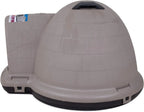 Petmate Indigo Dog House (Igloo Dog House. Made in USA with 90% Recycled Materials. All-Weather Protection Pet