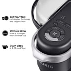 Keurig K-Cafe Single Serve K-Cup Coffee Maker, Latte Maker and Cappuccino Maker, Dark Charcoal