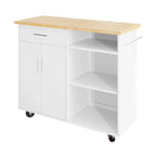 Futzca Kitchen Island Cart with Storage Cabinet and Drawers - Not Applicable