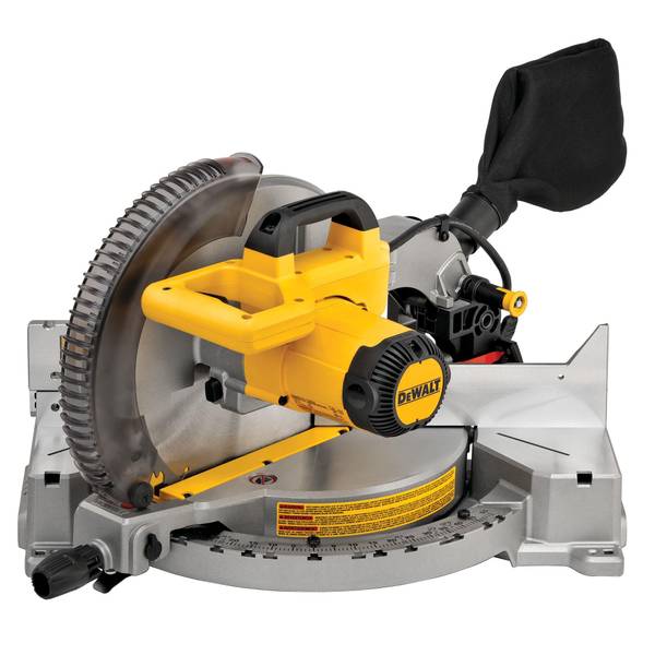 DEWALT 15 Amp 12" Single-Bevel Compound Miter Saw