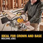 DEWALT 15 Amp 12" Single-Bevel Compound Miter Saw