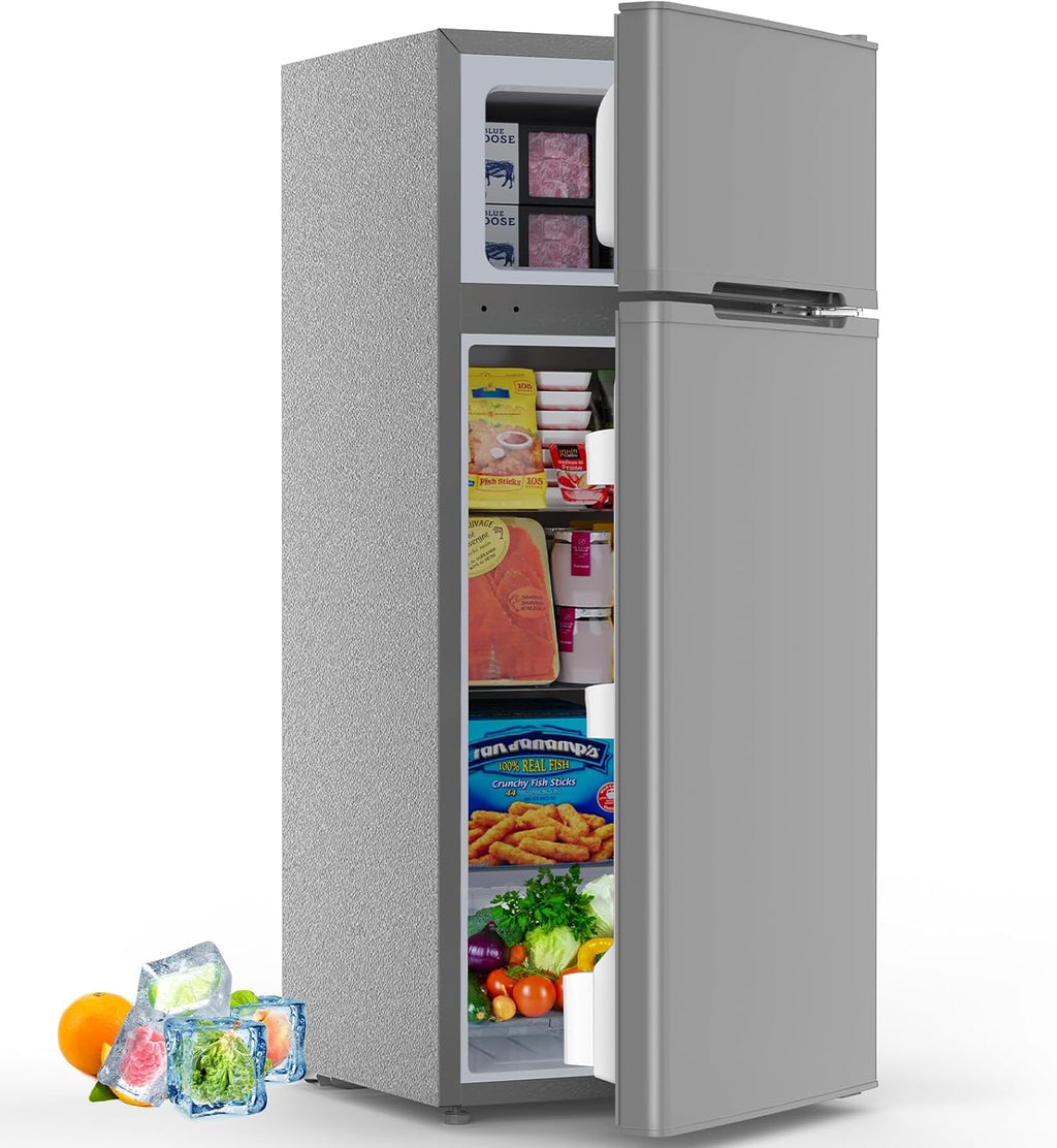 4.5 Cu.Ft Mini Fridge with Freezer 2 Door Compact Refrigerator Small Fridge