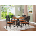 East West Furniture 3 Pc Kitchen nook Dining set-Kitchen Table and 2 Kitchen Chairs