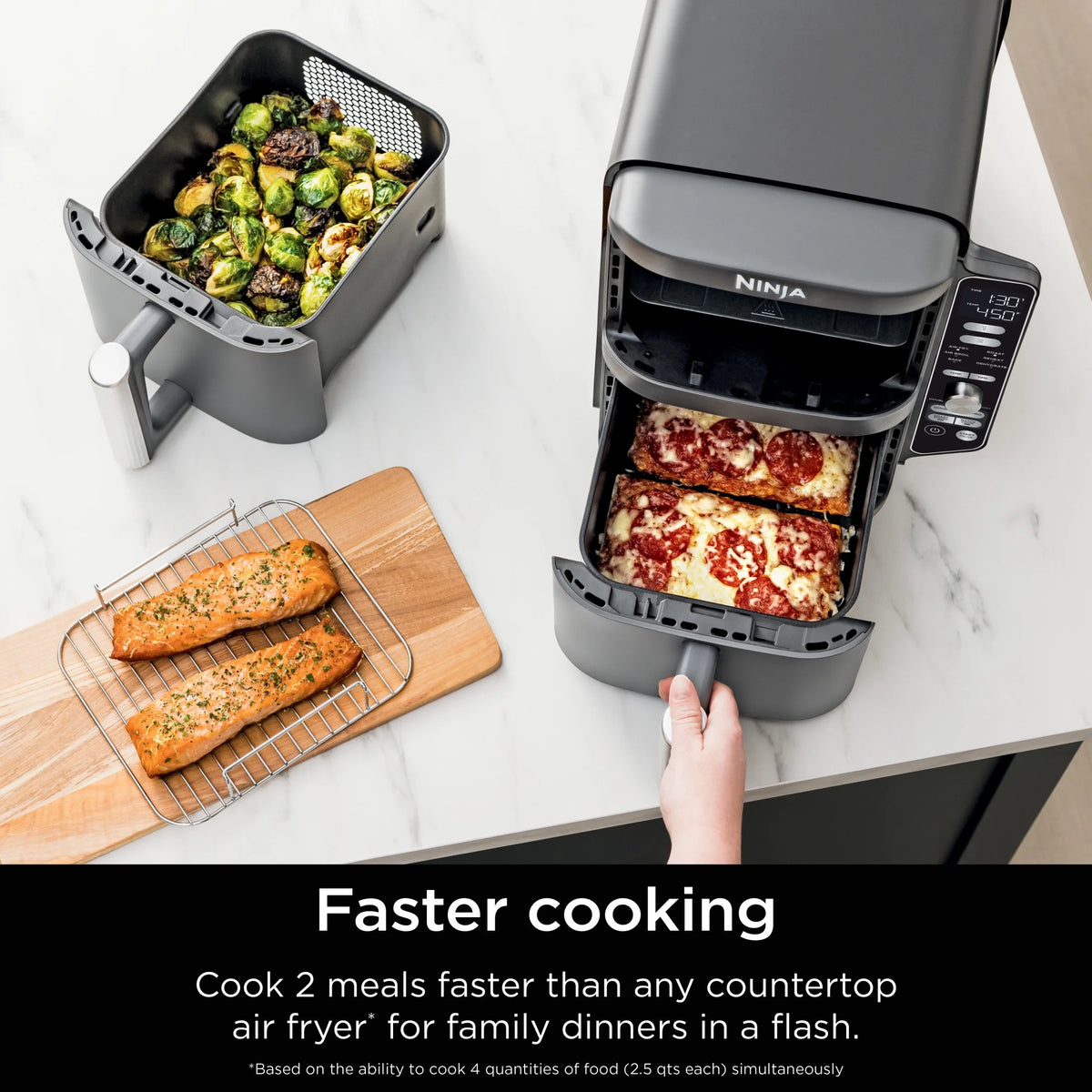 Ninja Doublestack XL 10 QT 2 - Basket Air Fryer