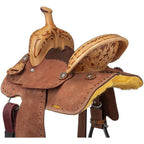 Tough-1 12" Royal King Youth Reno Roughout Barrel Saddle