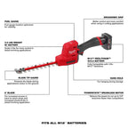 Milwaukee M12 FUEL 8" Hedge Trimmer