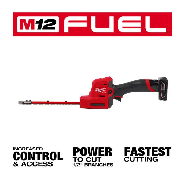 Milwaukee M12 FUEL 8" Hedge Trimmer