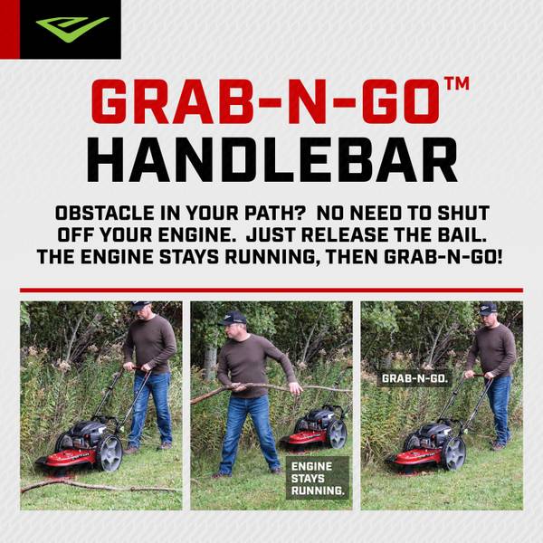 Earthquake Walk Behind String Mower With 160cc Viper Engine