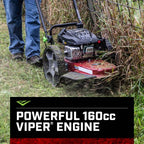 Earthquake Walk Behind String Mower With 160cc Viper Engine