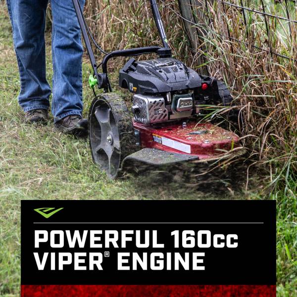 Earthquake Walk Behind String Mower With 160cc Viper Engine