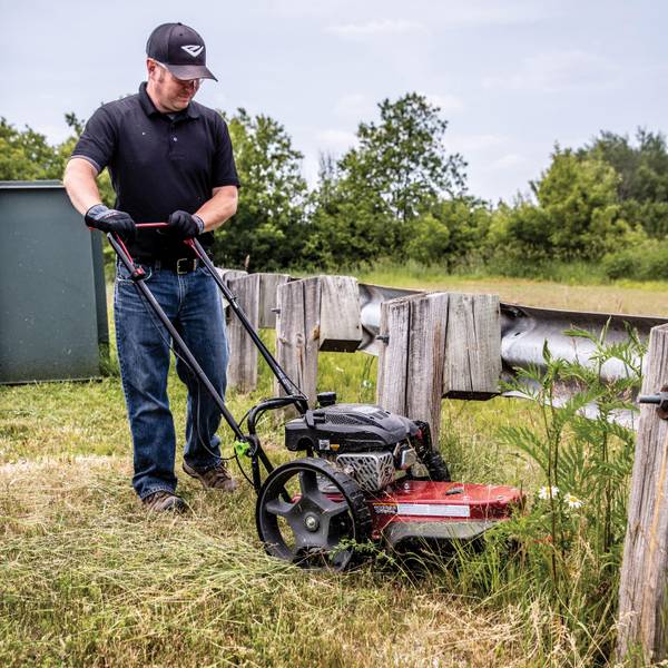 Earthquake Walk Behind String Mower With 160cc Viper Engine