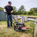 Earthquake Walk Behind String Mower With 160cc Viper Engine