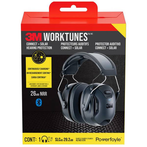3M WorkTunes Connect + Solar Wireless Hearing Protector