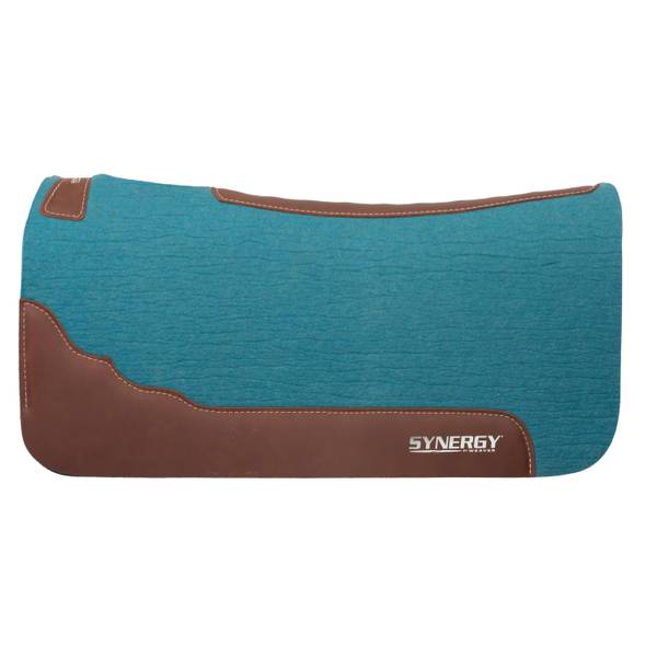 Weaver Leather Synergy Contoured Steam Pressed 100% Merino Wool Felt Performance Saddle Pad
