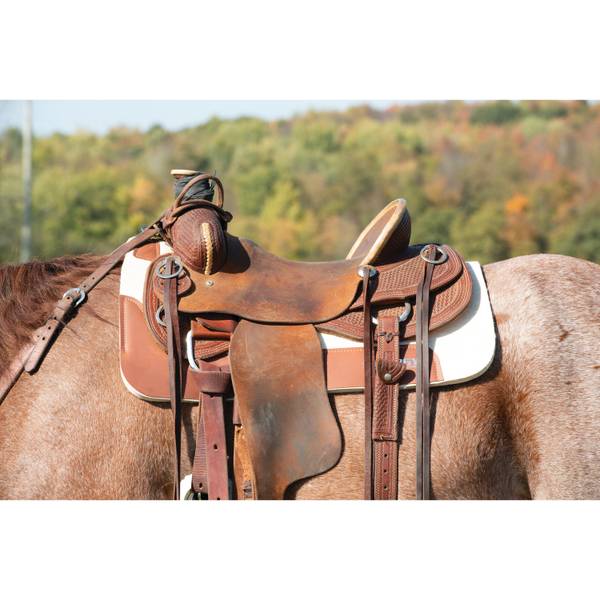 Weaver Leather Synergy Contoured Steam Pressed 100% Merino Wool Felt Performance Saddle Pad