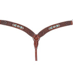 Weaver Leather Beaded Contoured Breast Collar