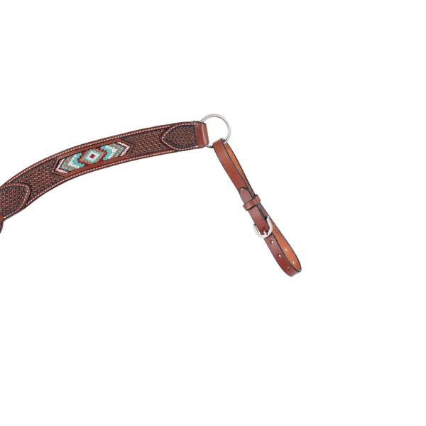 Weaver Leather Beaded Contoured Breast Collar
