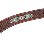 Weaver Leather Beaded Contoured Breast Collar