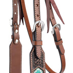 Weaver Leather Beaded Browband Headstall