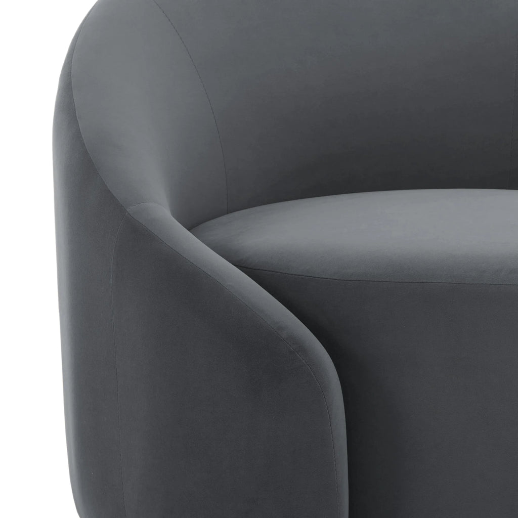 360 Swivel Accent Chair for Living Room, Boucle Barrel Armchair Single Sofa Chair Reading Chair, Sage Green