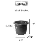 Dakota 283 60-Quart Marsala Heavy Duty Muck Bucket
