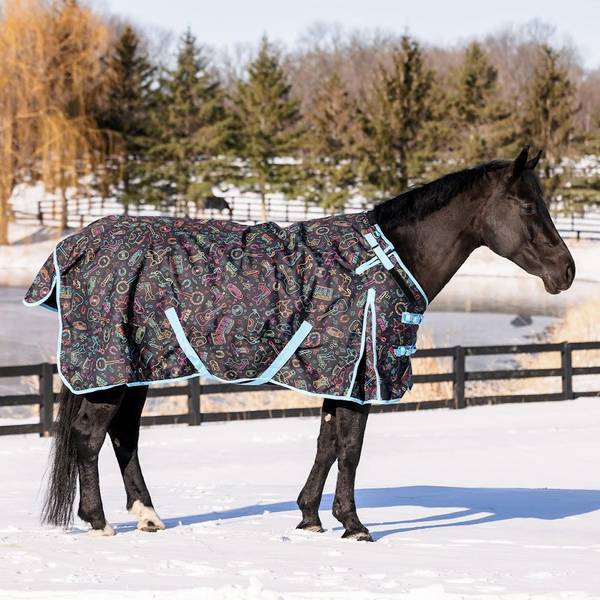 Tough-1 1200D Nashville Nights Turnout Blanket with Snuggit