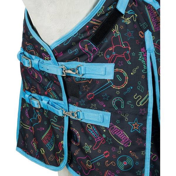 Tough-1 1200D Nashville Nights Turnout Blanket with Snuggit
