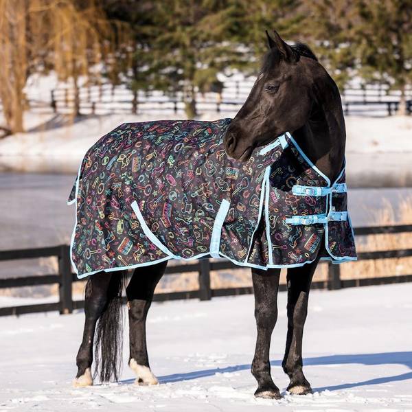 Tough-1 1200D Nashville Nights Turnout Blanket with Snuggit