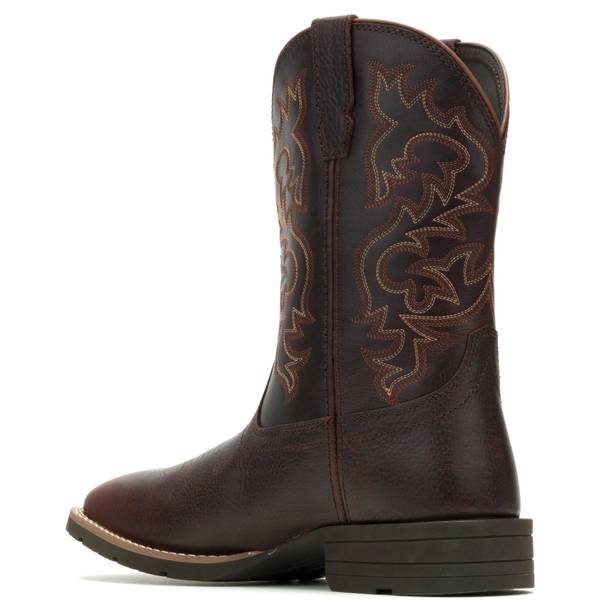 Wolverine Men's Lightweight Steel Toe Full-Grain Leather Work Boots with Removable Footbed