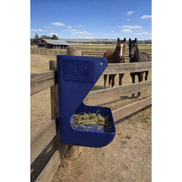 Rugged Ranch 24" Poly Hanging Feeder Blue