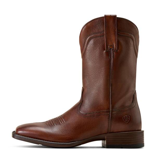 ARIAT Men's Wide Square Toe Western Boot Full-Grain Leather 11-In Shaft