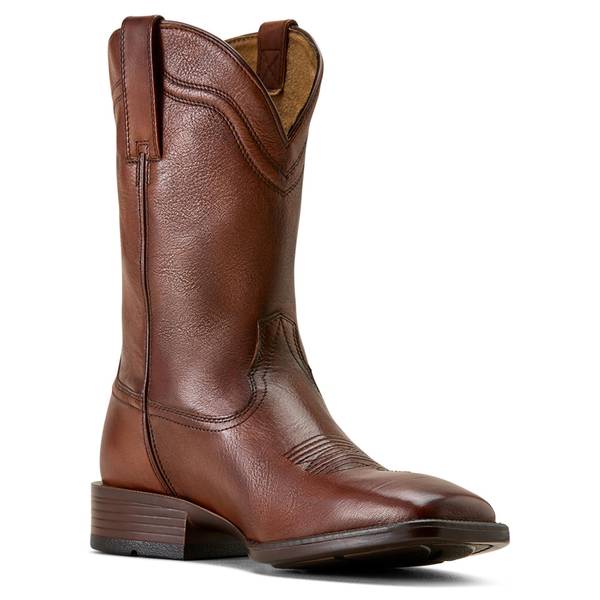 ARIAT Men's Wide Square Toe Western Boot Full-Grain Leather 11-In Shaft