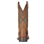 ARIAT Men's Western Boots Wide Square Toe Full-Grain Leather Mesh Panels