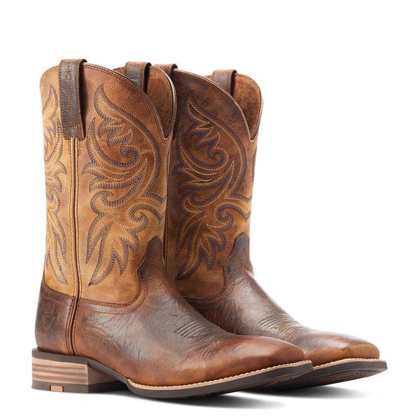 ARIAT Slingshot Western Boot Full-Grain Leather Wide Square Toe 11-In Shaft