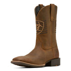 ARIAT Men's Sport Freedom Cowboy Boots Full-Grain Leather Wide Square Toe 11-In Shaft