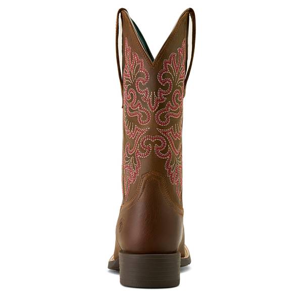 ARIAT Women's Round Up StretchFit Wide Square Toe Western Boots
