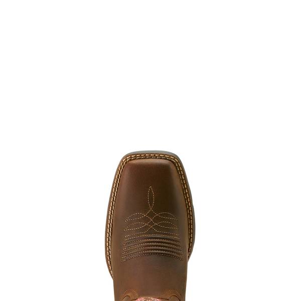ARIAT Women's Round Up StretchFit Wide Square Toe Western Boots