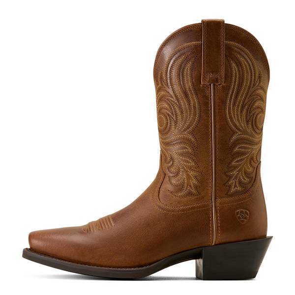 ARIAT Men's Sport Lawman Square Toe Cowboy Boots Full-Grain Leather 11-In Shaft