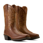 ARIAT Men's Sport Lawman Square Toe Cowboy Boots Full-Grain Leather 11-In Shaft